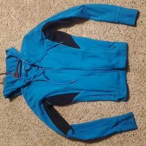 XS Calvin Klein full zip hooded sweatshirt